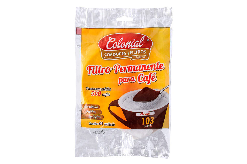 Filtro Permanente Para CafÉ 103 C 100 Und Colonial Máxima Distribuidora 7166